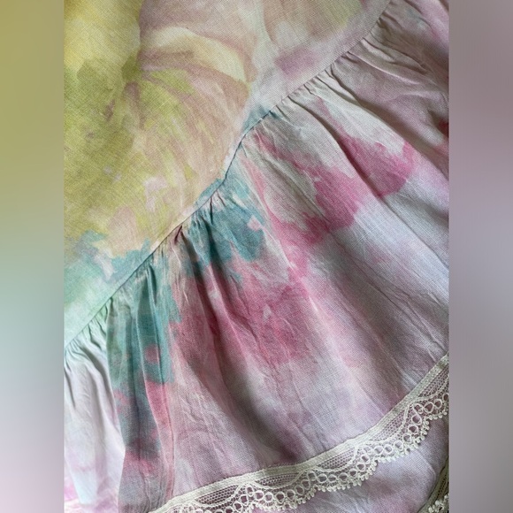Fairground Dreams: One of a Kind Ice Dyed Vintage Dress - Pastels - XS/S - Picture 15 of 16